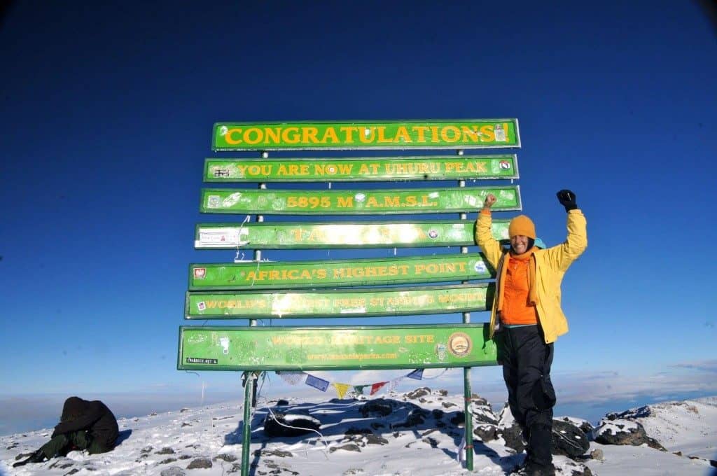 Best Treks In The World Stephanie Zito Summit of Mt. Kilimanjaro