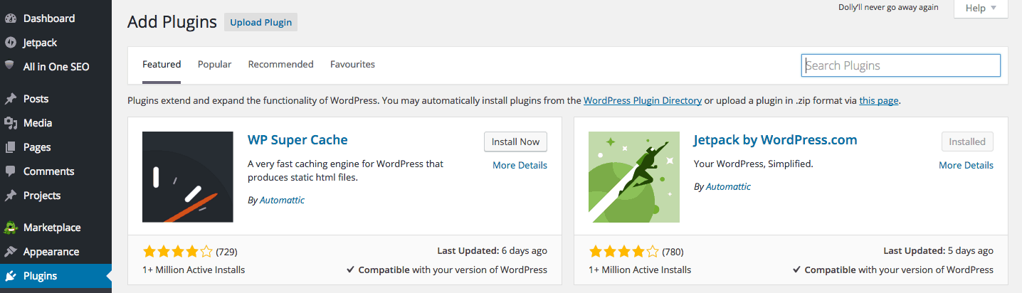 Search for a plugin